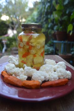 Fermented Cauliflower with Turmeric