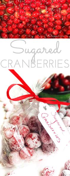 Festive Sugared Cranberries