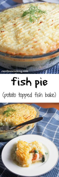 Fish pie (potato-topped fish bake