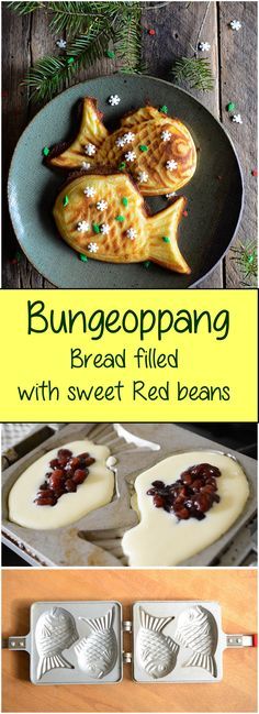 Fish-shaped bread(Bungeoppang with sweet red bean filling