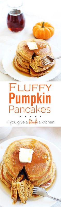 Fluffy Pumpkin Pancakes