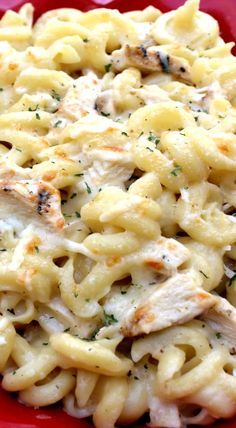 Four Cheese Chicken Pasta Bake