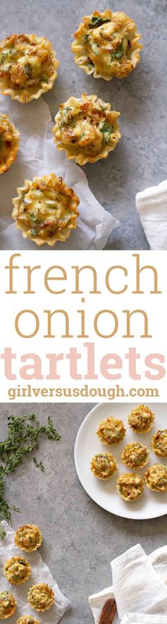 French Onion Tartlets