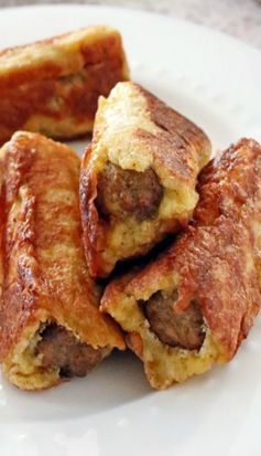 French Toast Sausage Roll-ups