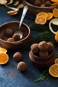 Fresh Orange & Dark Chocolate Truffles