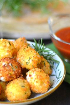 Fried Rosemary Mozzarella Balls