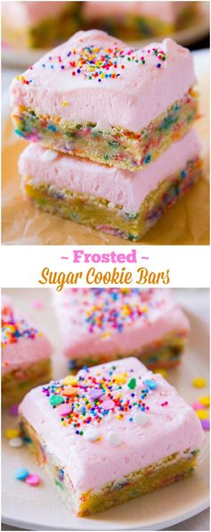 Frosted Sugar Cookie Bars