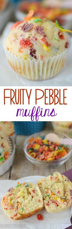 Fruity Pebbles Muffins