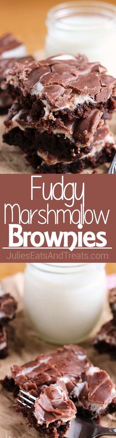 Fudgy Marshmallow Brownies