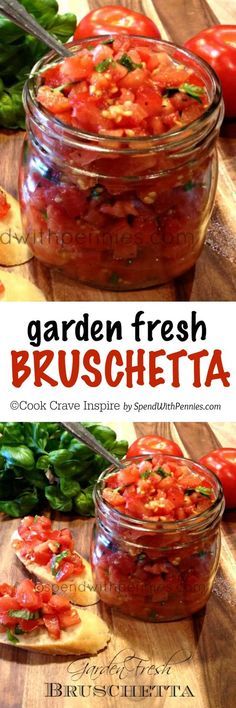 Garden Fresh Bruschetta