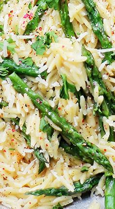 Garlic Butter Asparagus Pasta