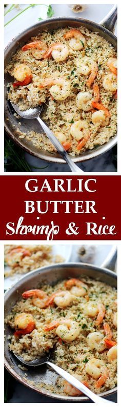 Garlic Butter Shrimp and Rice