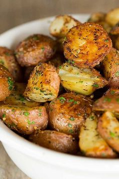 Garlic-Herb & Parmesan Roasted Red Potatoes