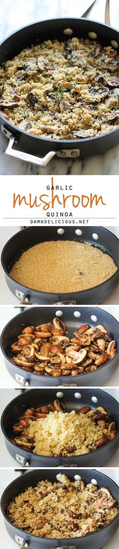 Garlic Mushroom Quinoa