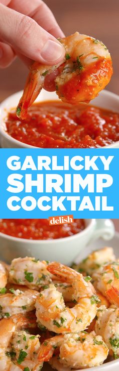 Garlicky Shrimp Cocktail