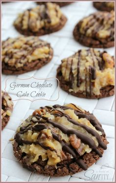 German Chocolate Cake Cookies