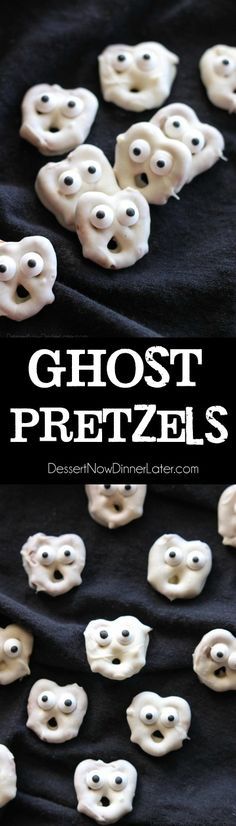 Ghost Pretzels