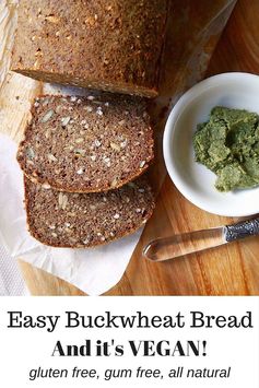 Gluten Free and Vegan Buckwheat Bread