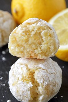 Gluten Free Lemon Crinkle Cookies