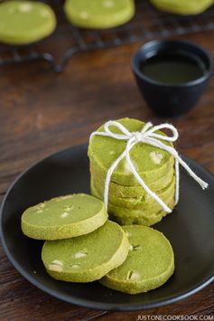 Green Tea White Chocolate Cookies