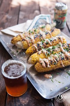 Grilled Street Corn with IPA Chipotle Cream + What’s The Deal With Gluten Free Beer?