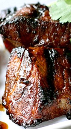 Grilled Tri-Tip Steak with Molasses Chili Marinade