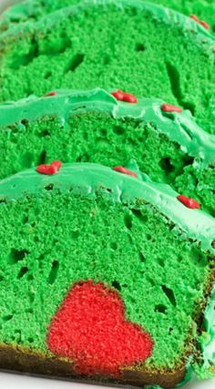 Grinch Cake for Christmas