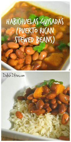 Habichuelas Guisadas (Puerto Rican Stewed Beans