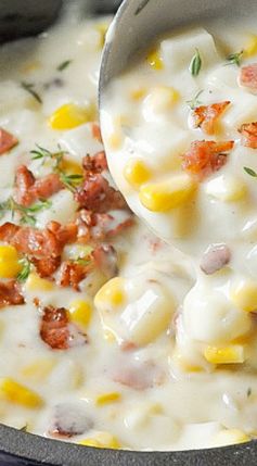 Ham Potato and Corn Chowder