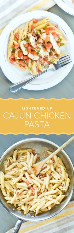 Healthier Cajun Chicken Pasta