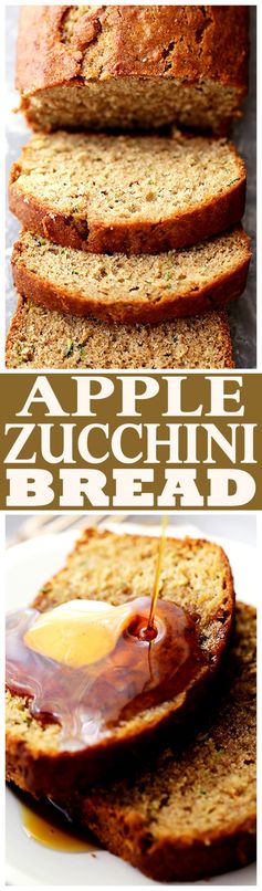 Healthy Apple and Zucchini Bread