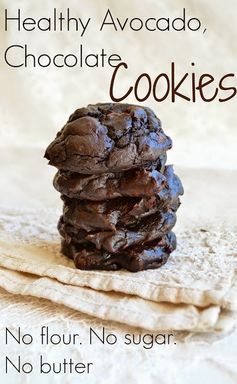 Healthy Avocado Chocolate Cookies