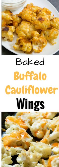 Healthy Buffalo Cauliflower Wings