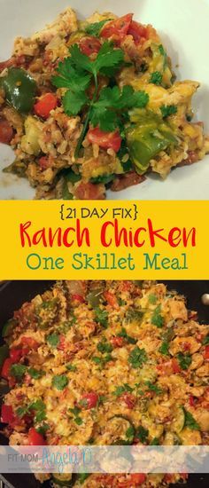 Healthy Ranch Chicken Skillet