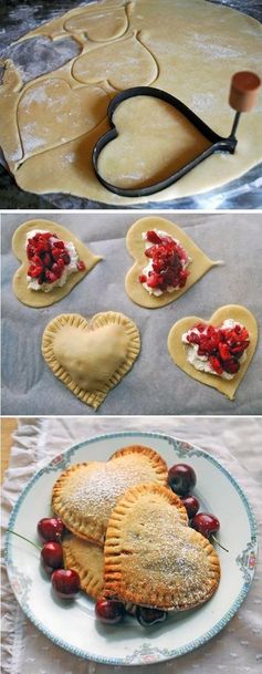 Heart-Shaped Mini Pies & Pie Pops (2 Filling Options