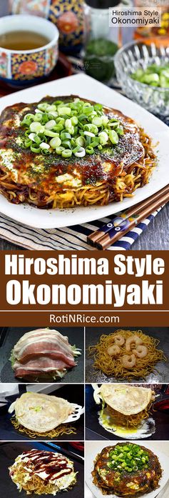 Hiroshima Style Okonomiyaki (Japanese Layered Pancakes