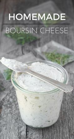 Homemade Boursin Cheese