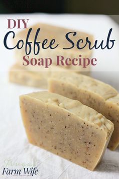 Homemade Coffee Scrub Soap