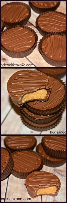 Homemade peanut butter cups