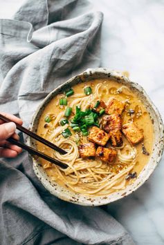 Homemade Spicy Ramen with Tofu