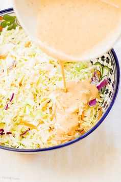 Honey Sriracha Coleslaw (Sweet & Spicy