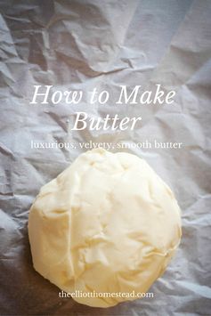 How To Make Butter