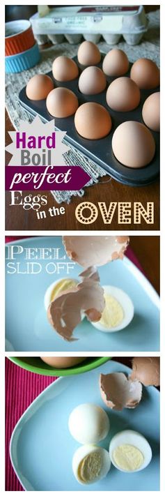How to Make PERFECT Hard Boiled Eggs in the Oven