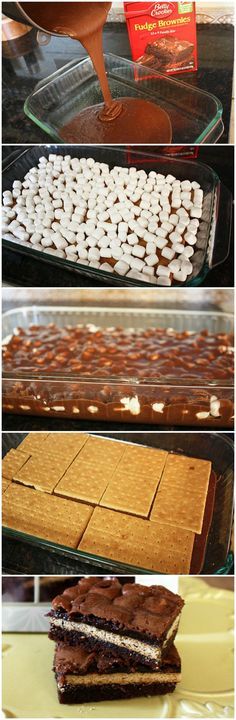 Inside Out S'mores Bars