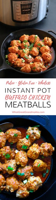 Instant Pot Buffalo Chicken Meatballs