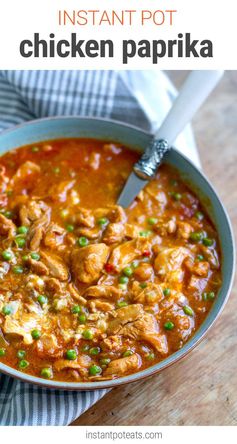 Instant Pot Chicken Paprika