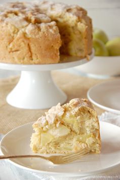 Irish Apple Cake with Custard Sauce