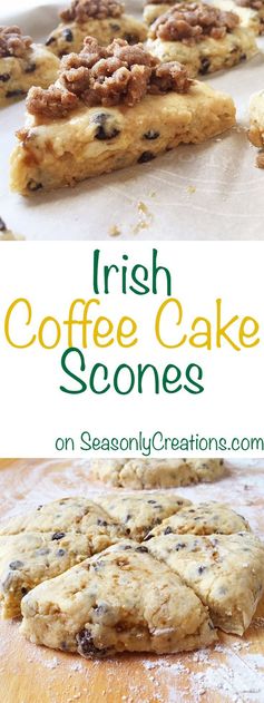 Irish Coffee Cake Scones