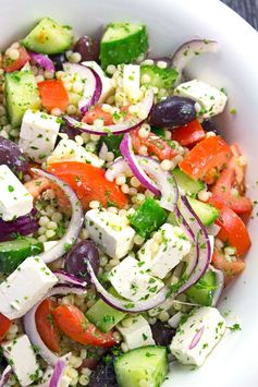 Israeli Couscous Greek Salad