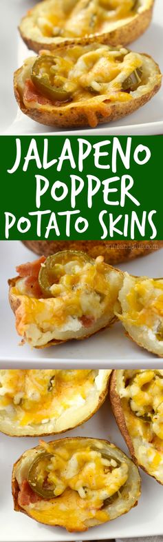 Jalapeno Popper Potato Skins